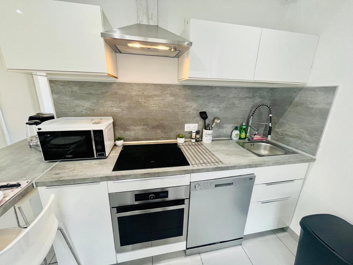 Superbe Duplex Design Neuf 2 Chambres, Climatise Tout Confort, Facile D,Acces Stationnement Gratuit Marseille Exterior photo