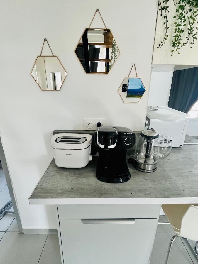 Superbe Duplex Design Neuf 2 Chambres, Climatise Tout Confort, Facile D,Acces Stationnement Gratuit Marseille Exterior photo